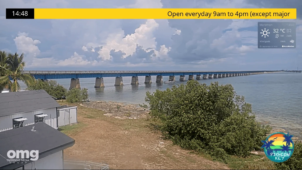 Pigeon Key Live Cam preview