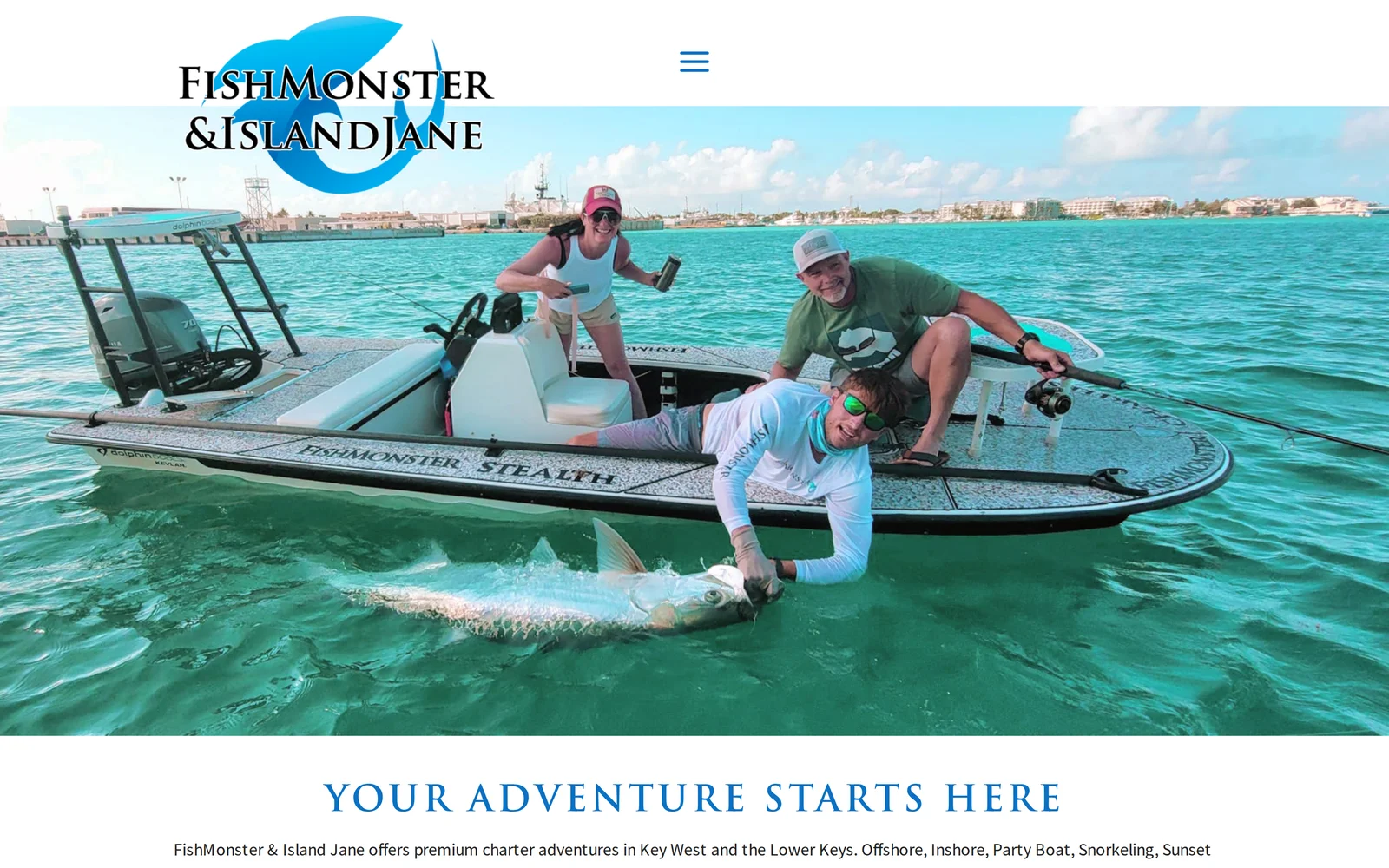 Fishmonster, Website design & development