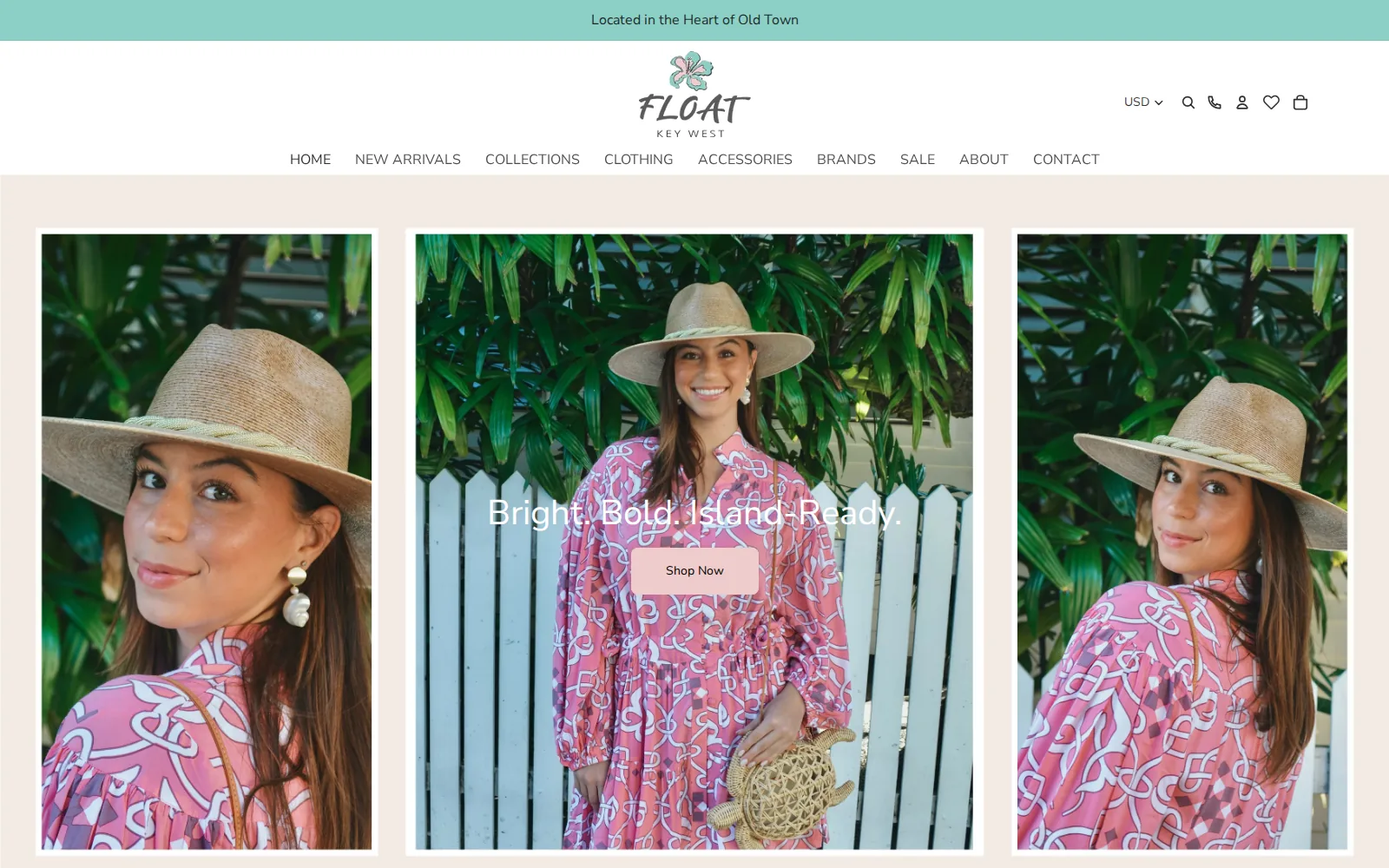 Float Key West, Shopify storefront build