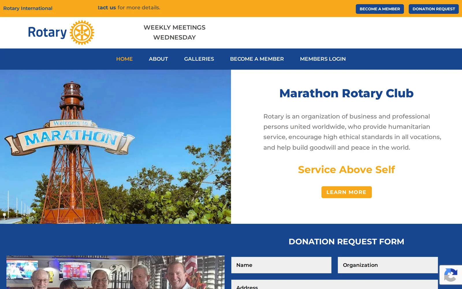 Marathon Rotary Club website