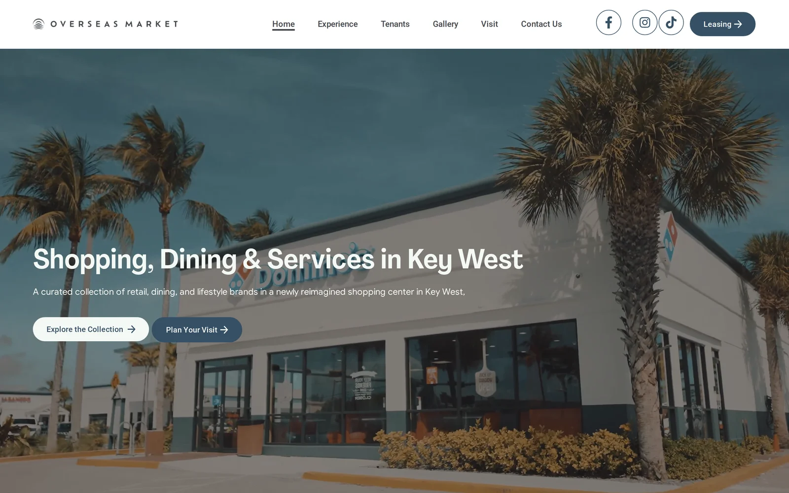 Overseas Market, Website + social media launch