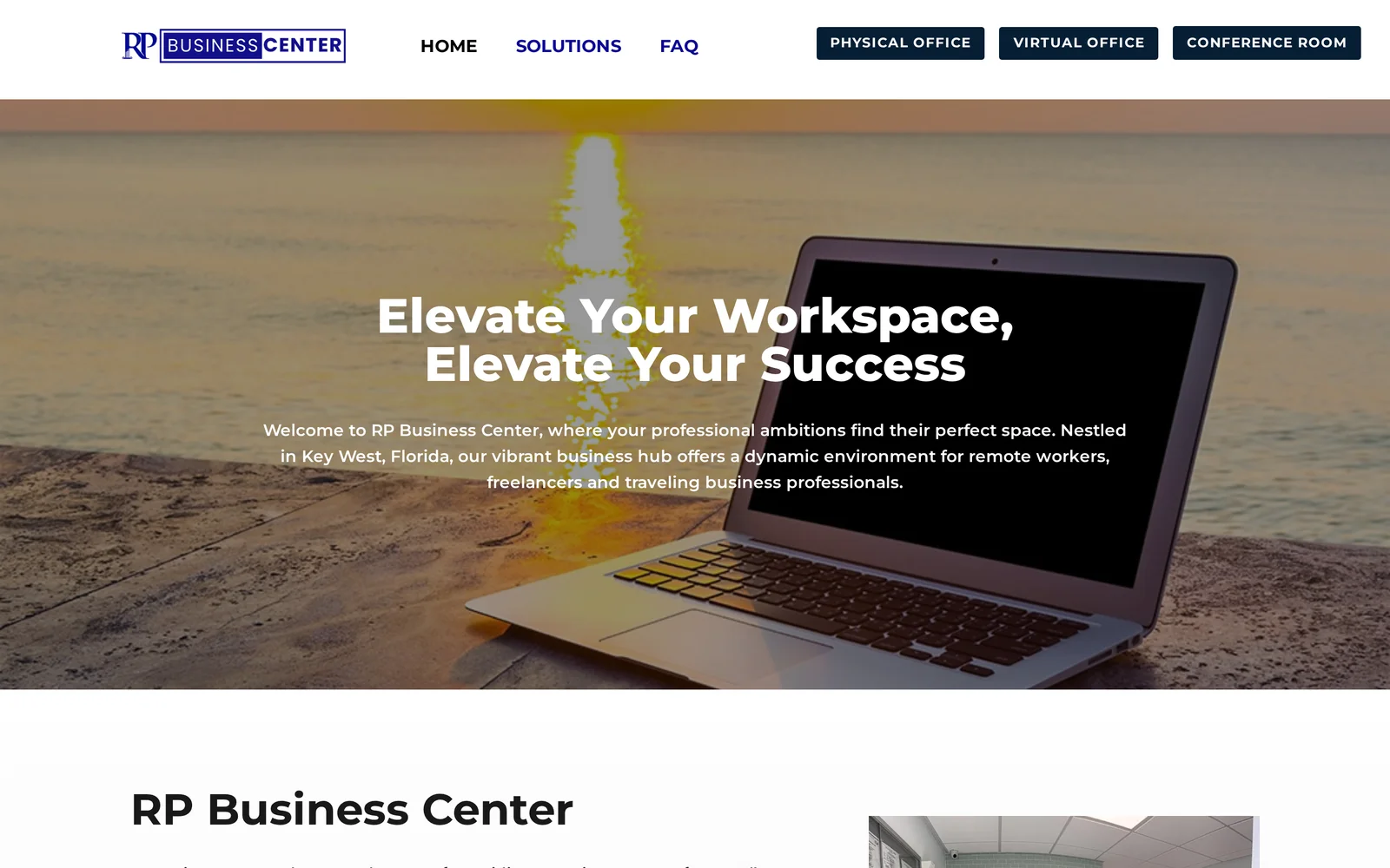 RP Business Center website