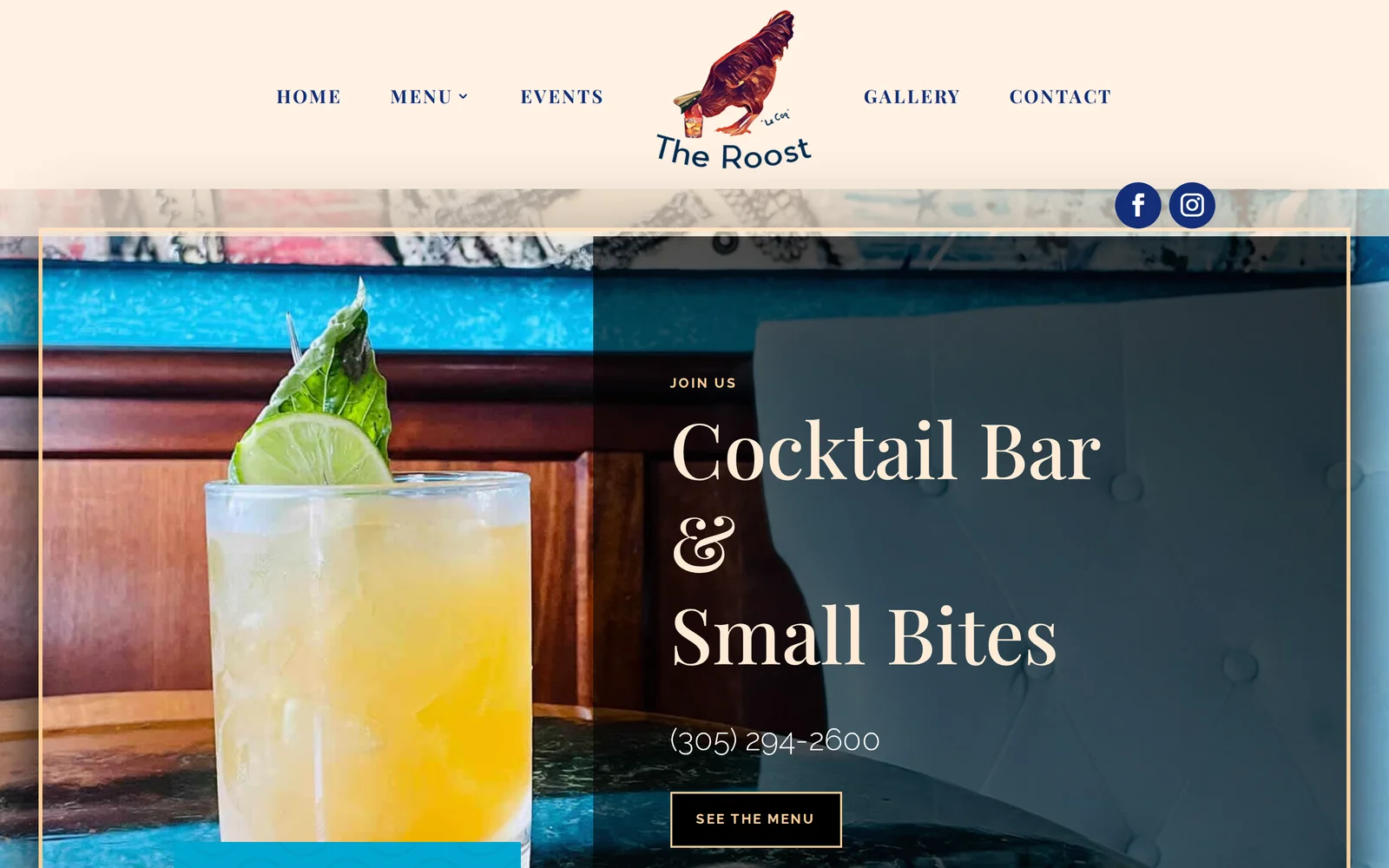 The Roost website