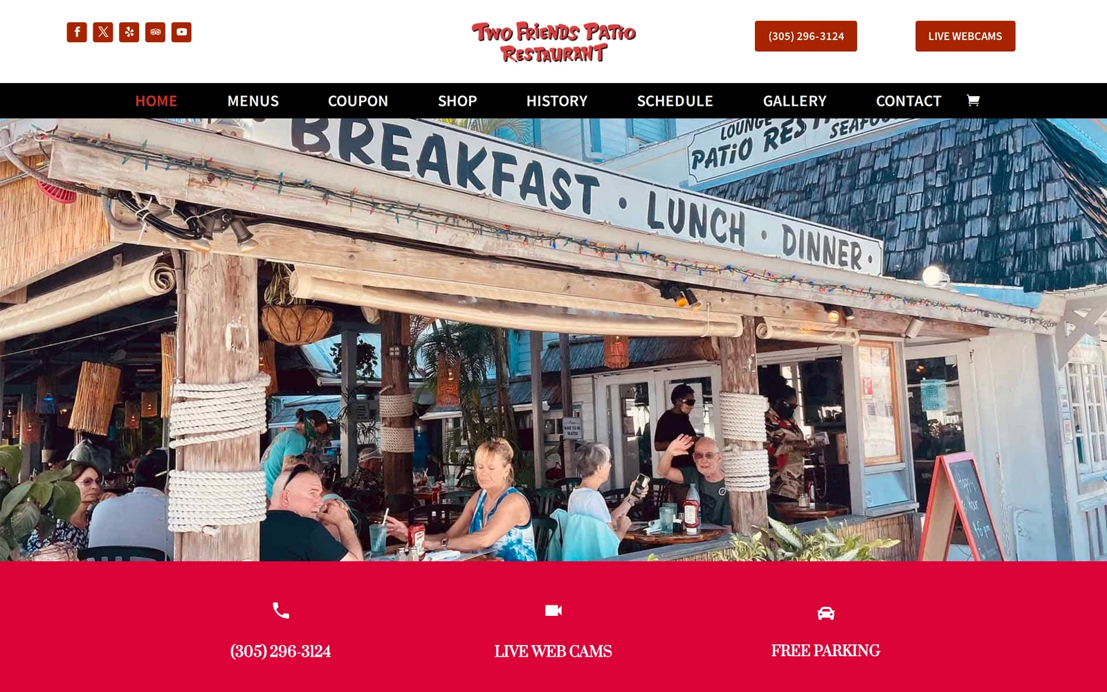 Two Friends Patio website