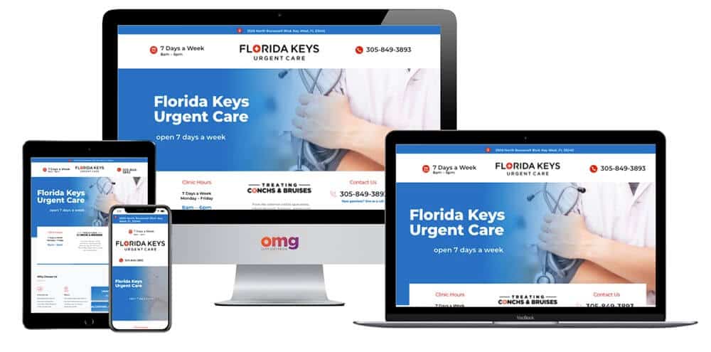 website design fl keys urgent care